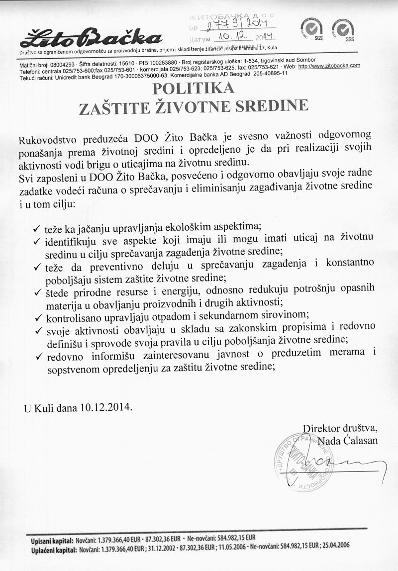 politika zastite zivotne sredine
